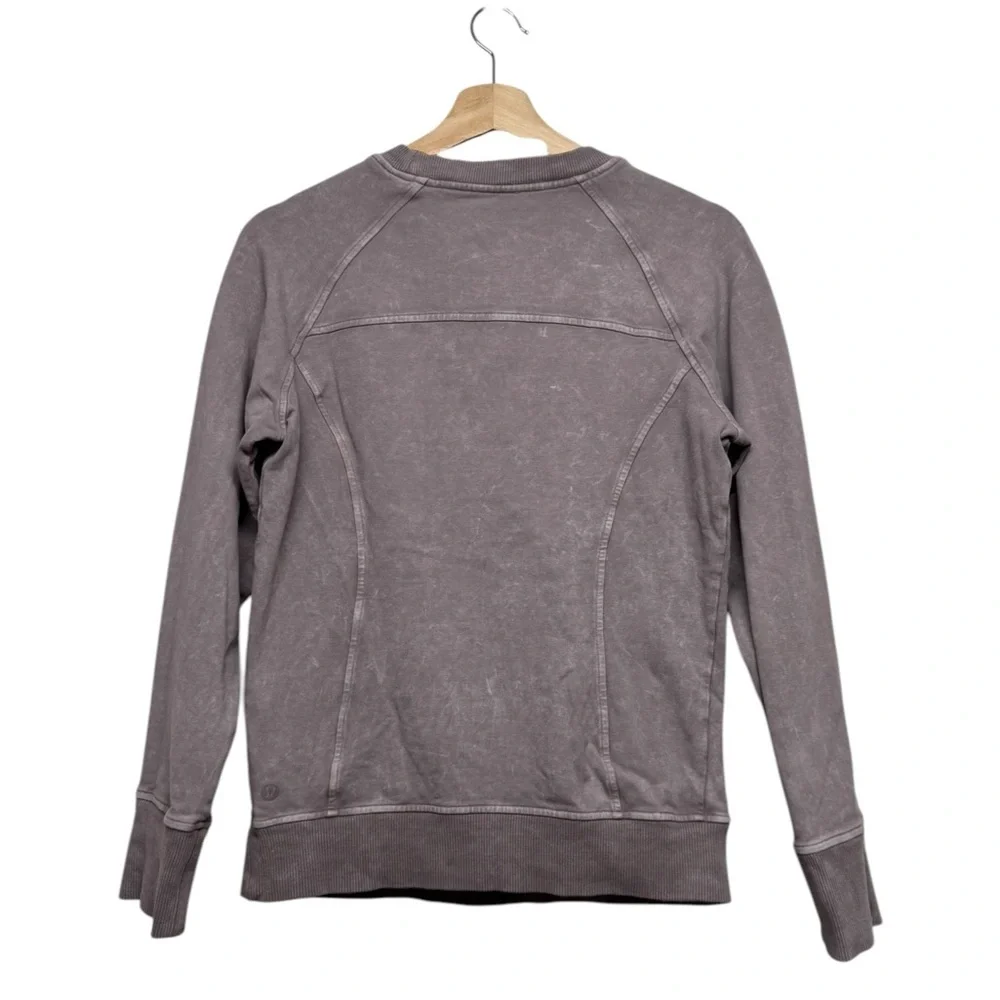 LULULEMON Scuba Crew Washed Lunar Rock 4 - Picture 9 of 11